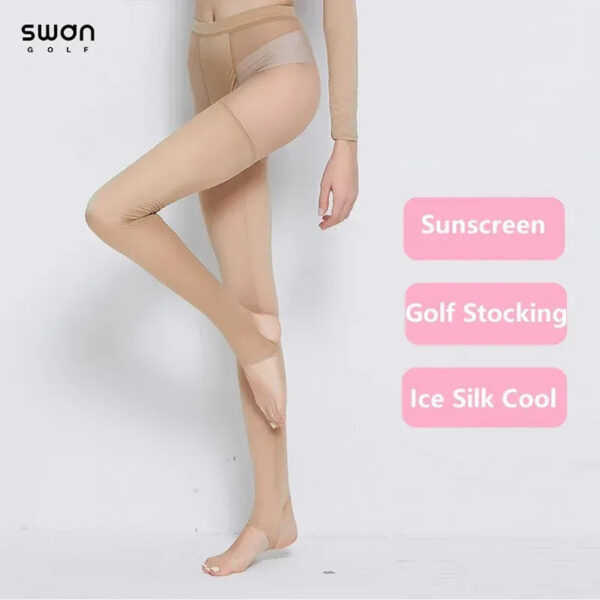 1ec47f36d99c55c6 Pants SG Golf Pantyhose Tights Thin Women Ladies Casual Sun Protection Hosiery AntiUV Elastic Stockings Cooling Leggings
