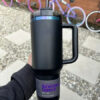 1ec49518e39474a3 Gold Chocolate Black Chroma Mugs New 40oz H2.0 Handle Insulated Tumblers Lids Straw Stainless Steel Coffee Termos Cup With