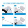 1ec82d57926b3c31 LED Headband Magnifier Rechargeable Free Magnifying Glasses with 6 Detachable Lens for Close Work Reading Jewelry Craft Repair