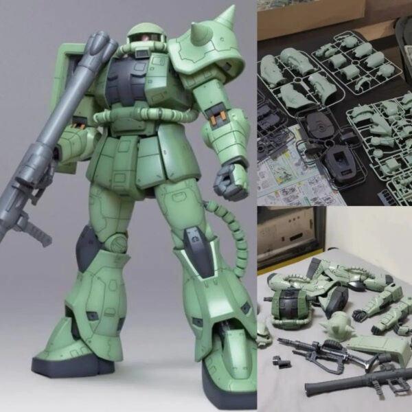 In Stock Daban MEGA 1/48 Zaku 2 Assembly Model Kit With Water Sticker Action Figure Plasitc Model Kit Customized Hobby Toys