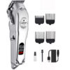Professional Dog Hair Clipper All Metal Rechargeable Pet Trimmer Cat Shaver Cutting hine Puppy Grooming Haircut Low Noice
