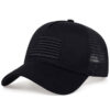 1f08cfbaac9723c8 Fashion American Flag Embroidery Baseball Net Caps Spring and Summer Outdoor Adjustable Casual Hats Sunscreen Hat