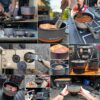 1f2012e3f4d62167 Nomad Cooking System, Electric Camping Stove 200-1000W with Pan & Pot, 120V Portable Outdoor Cooking Gear Set, Windproof Cookware for RV, EV, Overland, Vanlife, Car Camping