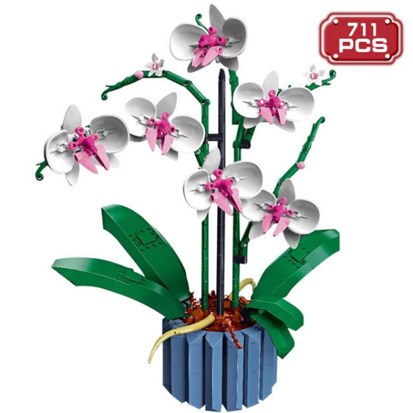 ideas Icons Bouquet Ortificial wer Orchid Potted Plants 10311 Building Blocks Model Brick Moc Girls Toys DIY Mom Gift