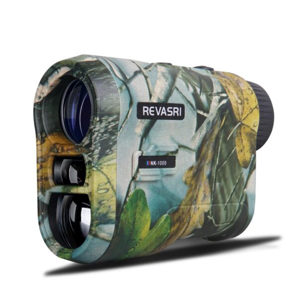 REVASRI Laser Rangefinder 1000 Yards Rechargeable Battery Hunting Range Finder with Target Acquisition Technology E