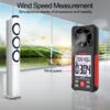 GVDA Digital Anemometer Handheld Meter GD155 for Measuring Speed Temperature and Wind Chill with Backlight LCD