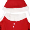 Pet Funny Xmas Clothing Warm Fleece Coat Puppy Dog Fashion Christmas Clothes Santa Claus Standing Costume New