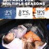 KingCamp Double Sleeping Bag Oxygen with 2 Pillows Queen Size & Extra-Large Rectangular Sleeping Bags for Adults 4 Seasons Waterproof Envelope Sleeping Bag for Camping Festivals Hiking Indoor Outdoor