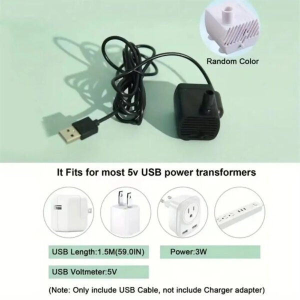 1f81c9e31ae94e72 Transparent Pet Automatic Circulation Drinking Dispenser USB Rechargeable Cat Water Fountain for Cats