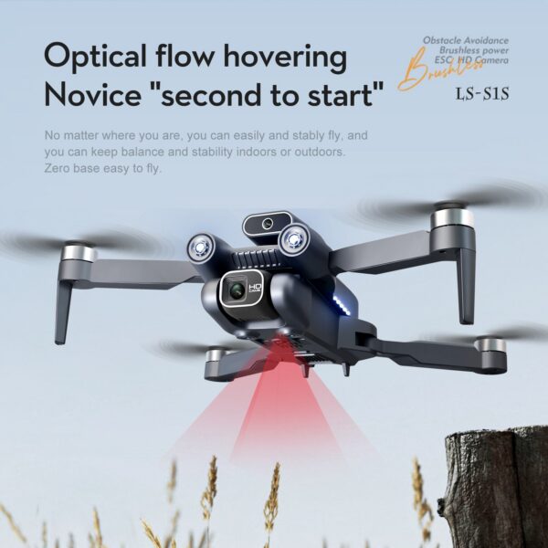 1f8d809f0dc524f0 S1S Brushless Drone 4k Professional 8K HD Camera 5G Wifi FPV Obstacle Avoidance Aerial Photography Foldable Quadcopter RC Dron