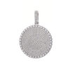 20/30/40mm Round D Color VVS Moissanite Pendant Sterling Sier Necklaces Iced Out Shining Passed Diamond Test Wholesale