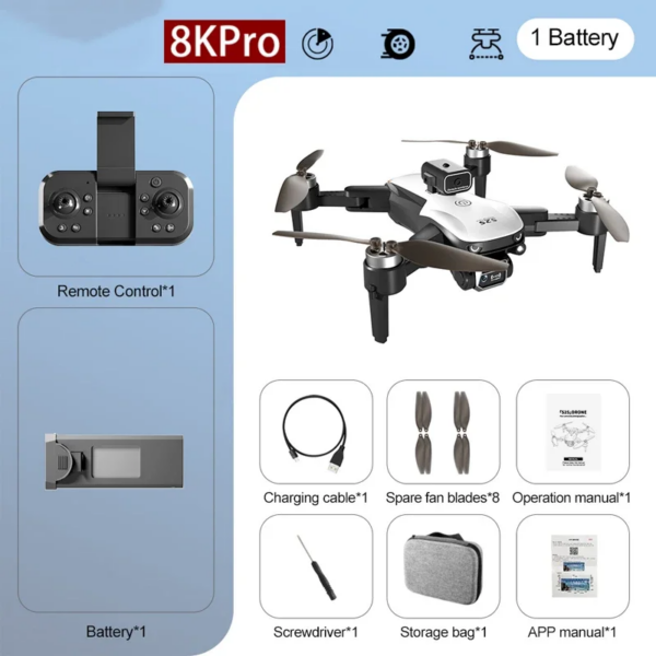For Xiaomi S2S Drone 4k Profesional 8K HDCamera Obstacle Avoidance Aerial Photography Brushless Motor Foldable RC Quadcopter Toy