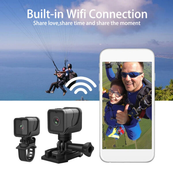 1fcd6a86421393a9 1080P HD Outdoor Waterproof Sports Portable Car Mini DV Camera Motorcycle and Bike Driving Recorder
