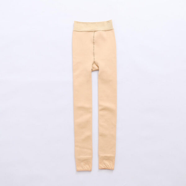 1fd2d25728d6ee28 Women's autumn and winter one-piece pants Plush thickened pantyhose bare leg socks warm skin color Leggings for women