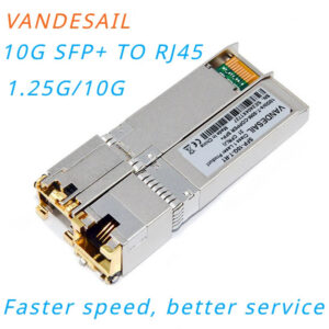 1fd2eafafa8aa5b3 VANDESAIL SFP+ module RJ45 Switch gbic 10G connector SFP Copper RJ45 SFP module Gigabit Ethernet port