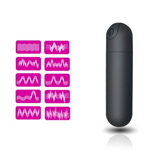 1fead4b1527c604f G Spot Bullet Vibrator Nipple Clitorals Stimulator USB Rechargeable Travel - 10 Modes Portable Waterproof Mini Vaginal Anal Massager Adult Sex Toys for Women(Black)