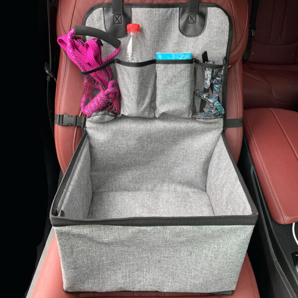 Seat,Puppy Front with Storage Pockets,Pet Booster Car Seat for Small to Medium Dog