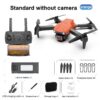 E99 Pro Dron with Professional 4K Dual Camera WIFI Optical Flow Drone Obstacle Avoidance Aerial Photography Quadcopter