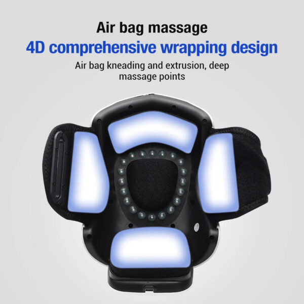 1ffbefb5ba703038 Smart Hot Compress Knee Relaxing Massager Knee Cap Treasure Laser Infrared Elbow Shoulder Massager Relive Joint Pain Stiffness