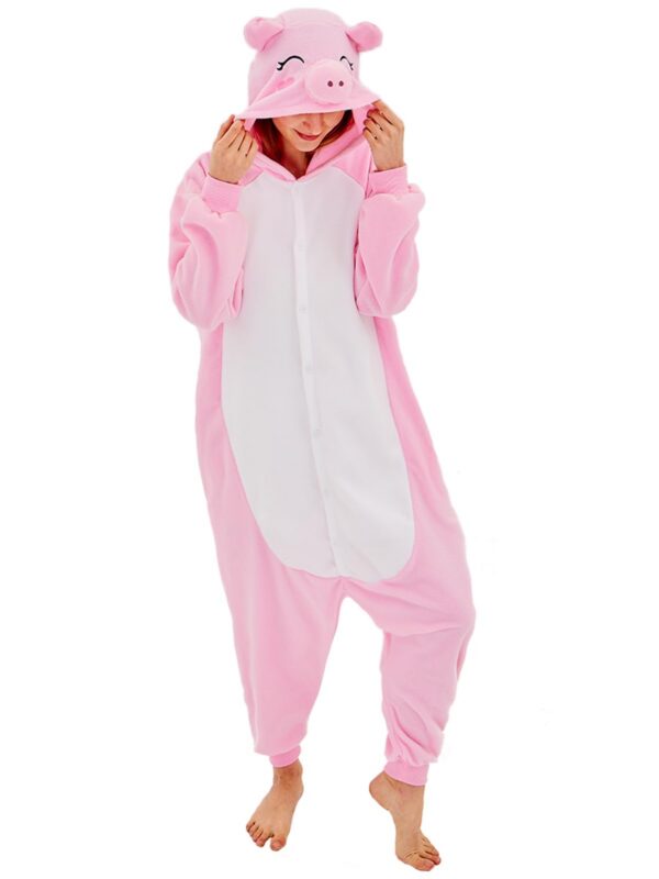 2007d2c1da29a993 NEWCOSPLAY Animal Onesie Adult Pamas Plush One Piece Cosplay Costume