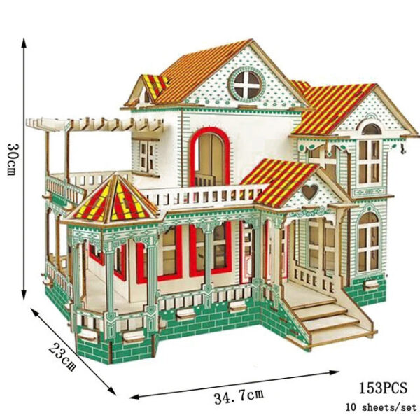 20231ab18d4467aa 3D Wooden Puzzle Saint Basil's Cathedral Building House Kits Castle Villa Model Jigsaw Teen DIY Toys For Children Kids Gift