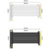2030f98fa677f52f TEUCER PCIE 4.0 16x Riser Graphics Card Extension Cable 15cm/20cm Flexible 90° Mounting GPU Shielded Extender