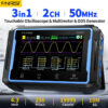 FNIRSI 2C53P Touch Screen Digital Oscilloscope+Multimeter+Signal Generator 3IN1 Dual Channel 50MHZ Automatic Osciloscópio Tools