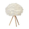 New feather ins Nordic bed decorated gold triangle bedroom led lamp