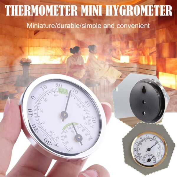 Mini Pointer Type Hygrometer Indoor Room Electronic Temperature Humidity Meter Sensor Gauge For Home Thermometer