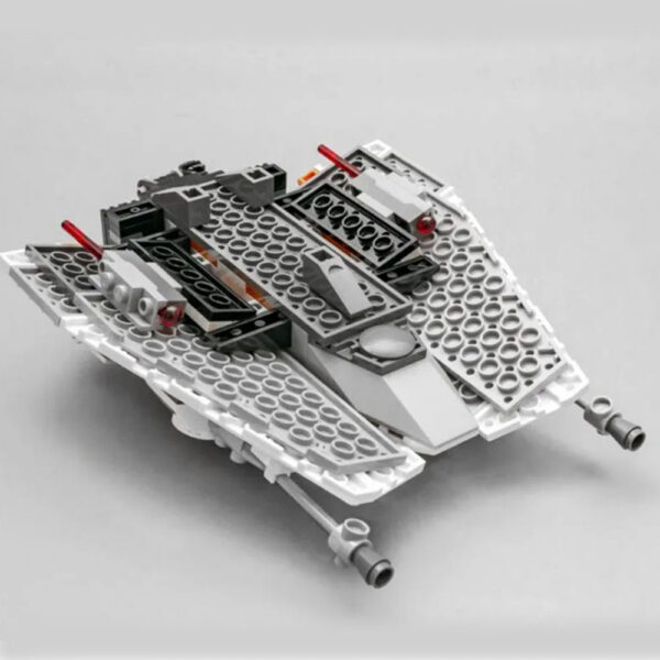 2073aa9ff6d9cd9a MOC Space War Snowspeederby Scruffybrickherder Building Blocks Toys 309PCS Air Combat Aircraft Ship Brick Birthday Gift