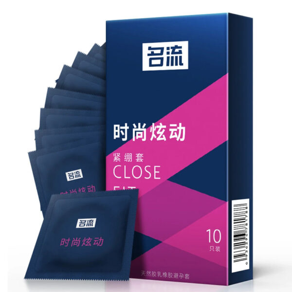 10 Pcs Super Thin Condoms for Men Lubricated Threaded G Spot Natural Rubber Comdoms Sex Toys Products For Men Adult supplies