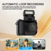 Mini Monoreflexes Style Camera Cmos Flash Lamp And Battery Dock Portable Video Recorder Dv 1080p With Lcd Screen New