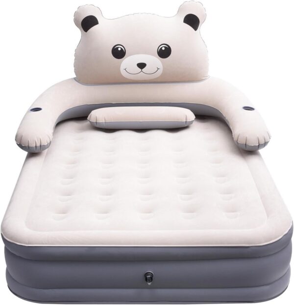 209bea6fe3f026b2 Inflatable Mattress Twin Size,Quick Inflation Deflation Camp Mattress Pad - Comfort Inflatable Bed, High Blow up Airbed for Home, Camping, Picnic