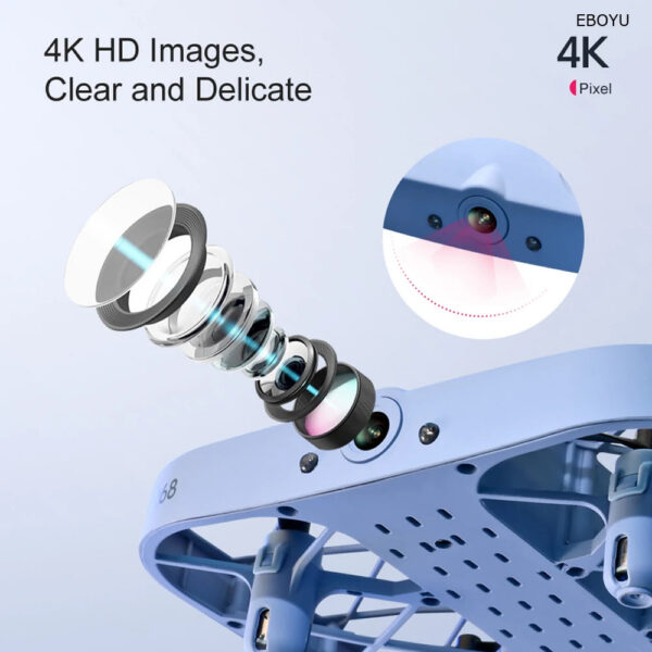 20a026623785c4bb JJRC H107 8k Drone wifi fpv drones with camera hd 4k remote control helicopter Plane Pocket Quadcopter Christmas Gift for boys