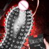 20abaa1ee4ca81cc 9D Dotted Large Spikes Condoms Sex Toys Great Stimulated for Women G-dot Spot High Sensitive Penis Sleeves Lubricanted 18+