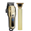 20c931916abe1752 Professional Barber Hair Clipper Rechargeable Electric T-Outliner Finish Cutting hine Beard Trimmer Shaver Cordless Corded X0625