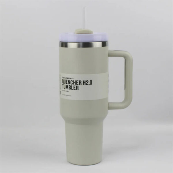 1Pcs H2.0 Plus New 40 oz stainless steel tumblers with handle lid straw big capacity beer mug water bottle outdoor camping vacuum insulated drinking 40oz cups H0253