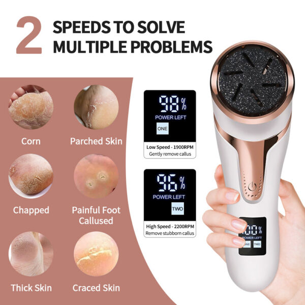 20e9a28907b8e624 Electric Pedicure Professional Foot File Heels Remove Dead Skin Callus Remover Feet Clean Care hine Sandpaper