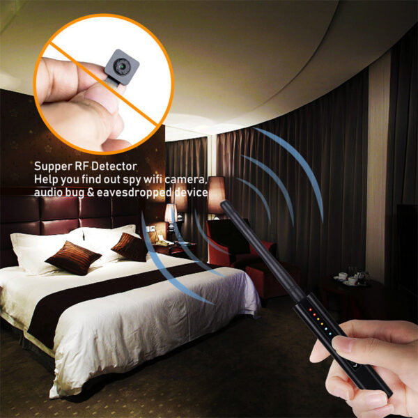 20ed1382a198f98c G728 Anti-monitoring Anti-peeping Hidden WiFi Wireless Signal Camera Detector Infrared Scanner Artificial Intelligent Detection