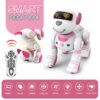 20efadc2bc85a119 Funny RC Robot Electronic Dog Stunt Dog Voice Command Programmable Touch-sense Music Song Robot Dog Pink Toys for Girls Gift