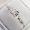 Huitan Cushion Shaped Cubic Zirconia for Women Fashion Contracted Design Wedding Accessories Engagement Rings Hot Jewelry