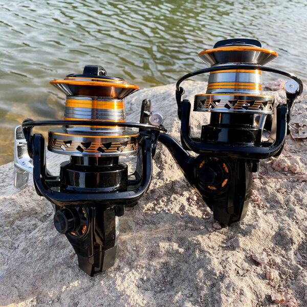 Fishing reel 12000 10000 9000 Metail e cup 30KG Max Drag Long Shot Saltwater Spinning Reel Coil