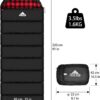 AGEMORE Cotton Flannel Sleeping Bag for Adults, Lightweight XXL Cotton Sleeping Bag for Camping Backpacking or Hiking, Water Resistant 3-4 Season Sleeping bag for Warm & Cool Weather