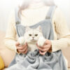 Comfortable Apron For Holding Cats Soft Kitten Bib Kangaroo Pocket Pet Clothes Sleeping Pussy Hing Suit Litter Dog Supplies