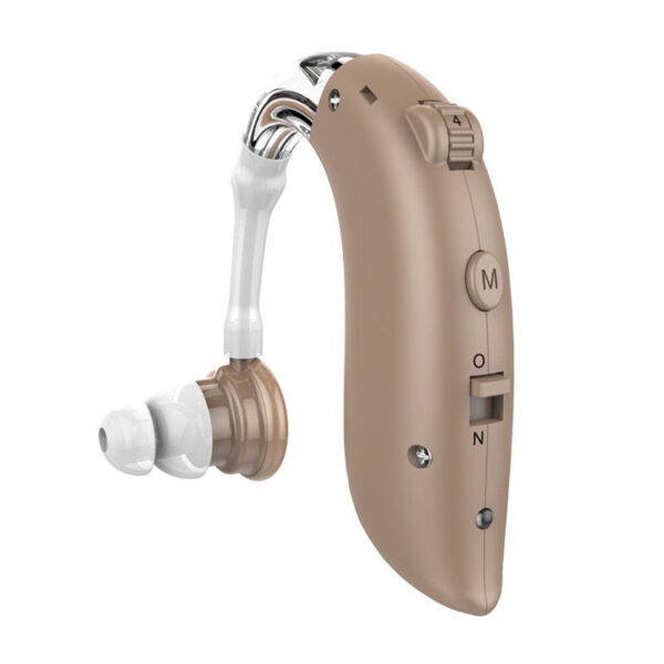 1Set Mini Digital Elderly Portable Sound Amplifier Rechargeable BTE Adjustable Hearing Aid for Seniors