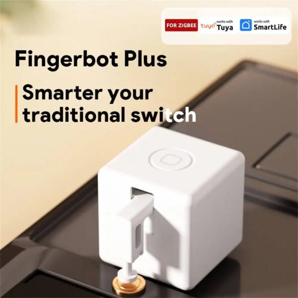 Tuya Zigbee Plus Fingerbot Switch Button Pusher Smart Life Timer Voice Control Works with Alexa Google Assistant