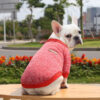 Dog Clothes For Medium Small Dogs Autumn Winter Warm Clothing Grey Cooling Vest Coat Pet Sweatshirt