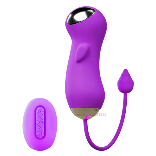 2148a9fd584f4a53 Remote Control Kegel Electric Shock Vaginal Balls for Women Clit Stimulation Vibrator Sex Toy Female Masturbation Vibrating Egg