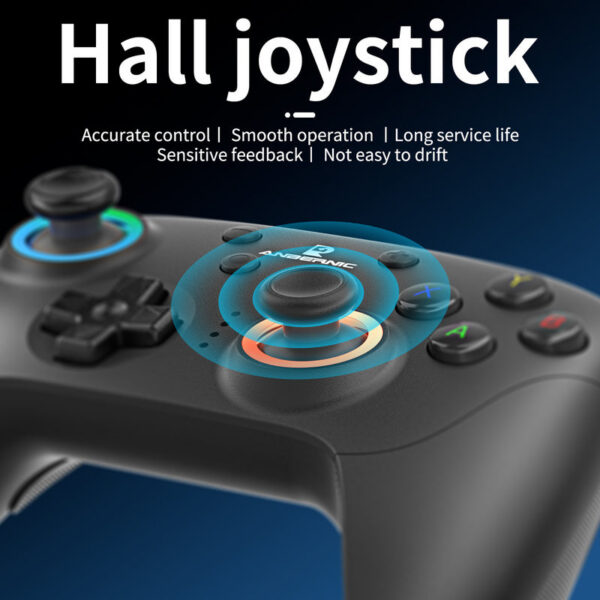 215806404b89ff9c ANBERNIC RG P01 Bluetooth 5.3/Wired/2.4G Wireless Gamepad Compatible Switch/PC/Steam/Android/IOS With Hall Effect Joystick