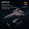 21684f9f163c057e Piececool 3D Metal Puzzles Blackbird Reconnaissance Aircraft Assembly Model Kits Jigsaw DIY Toys for Adult